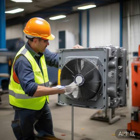 安装风机,螺丝不宜太紧