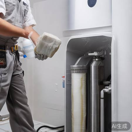 热水器清理后检查水流