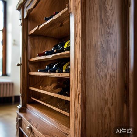 木质红酒柜材质多样，风格各异