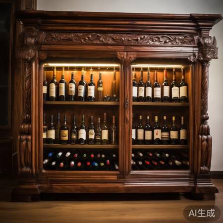 “品味木质红酒柜，享受生活！”
