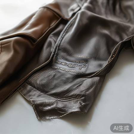 皮衣材质各异，洗前看标签