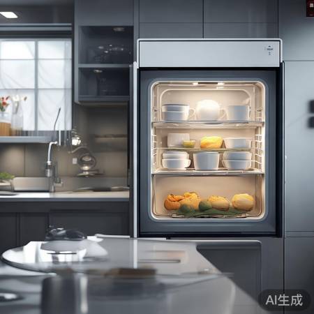 “小米消毒柜，多层餐具紫外线消