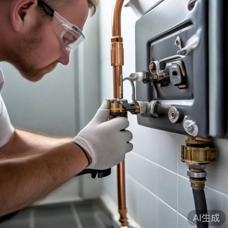 管道安装，检查连接密封