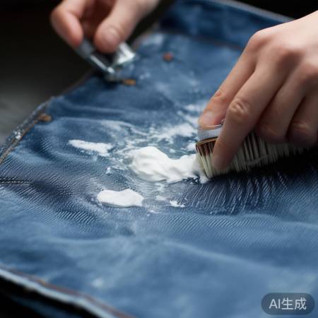 牙膏去牛仔裤油漆点