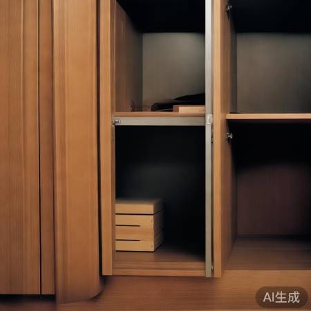 衣柜隔板藏保险柜