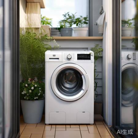 博世洗衣机预约上门客服交流←阳台洗衣机摆放尺寸参考：多宽阳台适合洗衣机？