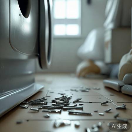 夏普洗衣机技维护服务热线传授+洗衣机底部拆卸步骤详解