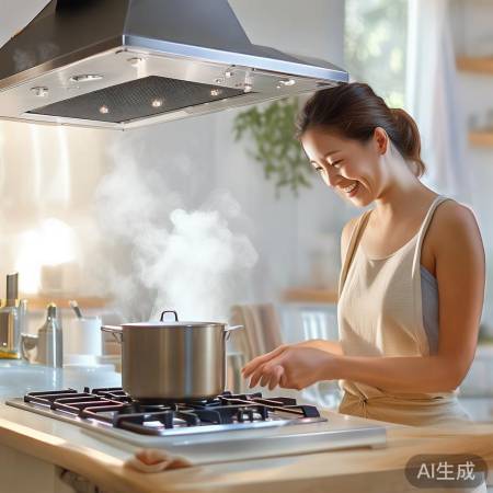 先科油烟机，烹饪乐无忧