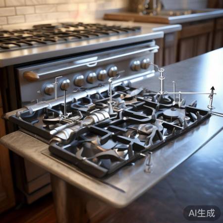 燃气灶气管安装图解