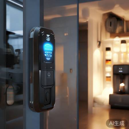 智能锁联动,科幻生活体验