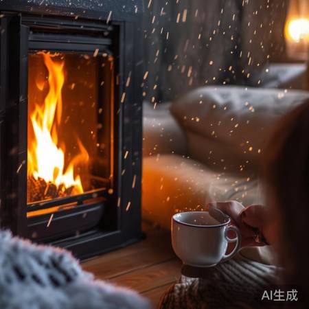 壁挂炉雪花模式，温馨浪漫时光
