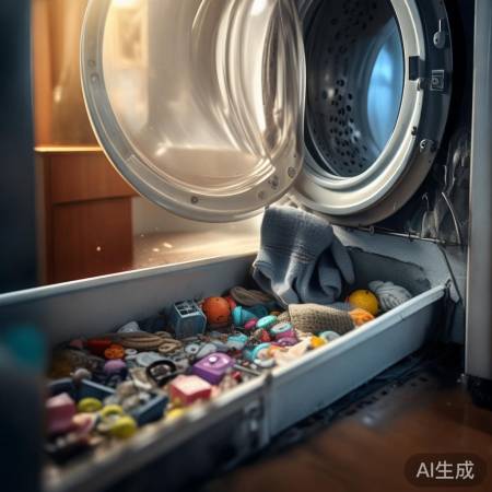 嘉格纳洗衣机维修电话热线解析@洗衣机夹缝里的神秘物品：意外发现背后的故事