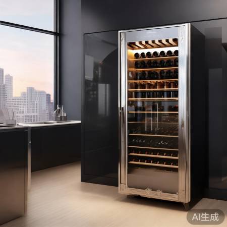科裕智能智能酒柜全国网点客服专线梳理←轻奢风范，酒柜红酒倒挂架演绎时尚生活