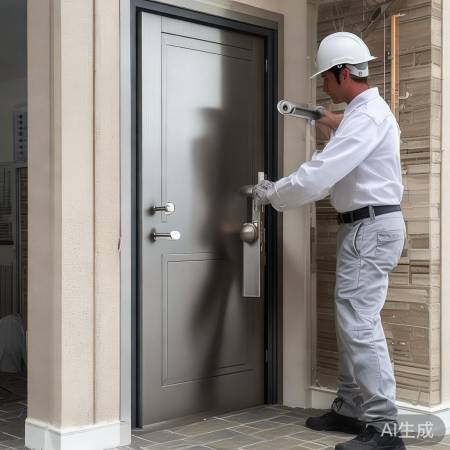 安装防盗门，找专业，防窃密锁。