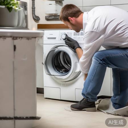 洗衣机漏水，先查胶圈与排水系统