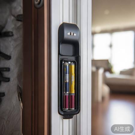 门锁电池耗尽，更换电池解决问题